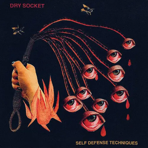Dry Socket: Self Defense Techniques ( 2-Color Galaxy Effect: T1 Ruby Transparent + Black Color Vinyl Vinyl ) - Vinyl Lp 1