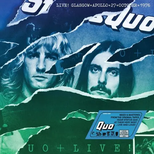Status Quo: Live In Glasgow 27Th October 1976 - 140-Gram Black Vinyl - Vinyl Lp 1