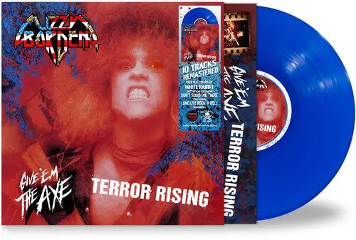Lizzy Borden: Give 'Em The Axe & Terror Rising - Blue - Vinyl Lp 1