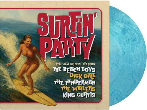 Surfin Party / Various: Surfin Party / Various - Ltd 180Gm Crystal Clear & Blue Vinyl - Vinyl Lp 1