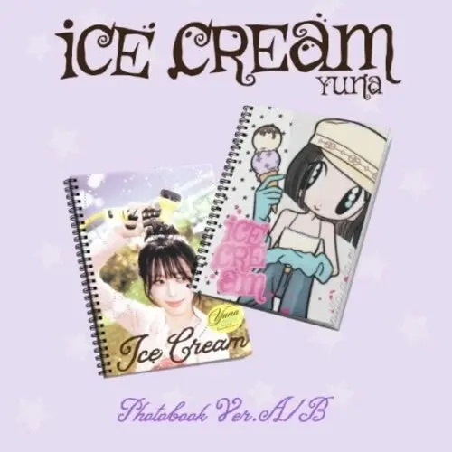 Yuna ( Itzy ): Ice Cream - Photobook Version - Random Cover - Compact Discs 1