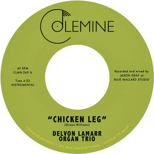 Delvon Lamarr Organ Trio: Chicken Leg / If I Could - 7-Inch Single 1