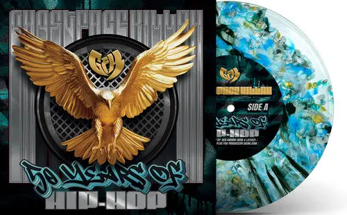 Ghostface Killah: 50 Years Of Hip-Hop - Limited Deluxe Edition Blue Black & Yellow Lagoon Vinyl - 7-Inch Single 1