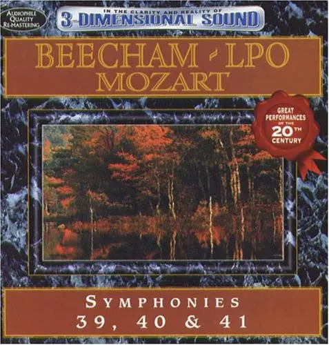 Sir Beecham Thomas: Mozart: Symphonies 39 40 & 41 - Compact Discs 1