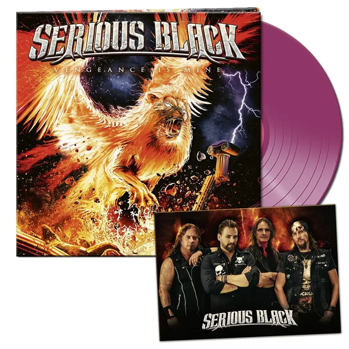 Serious Black: Vengeance Is Mine (Clear Violet Vinyl) - Vinyl Lp 1