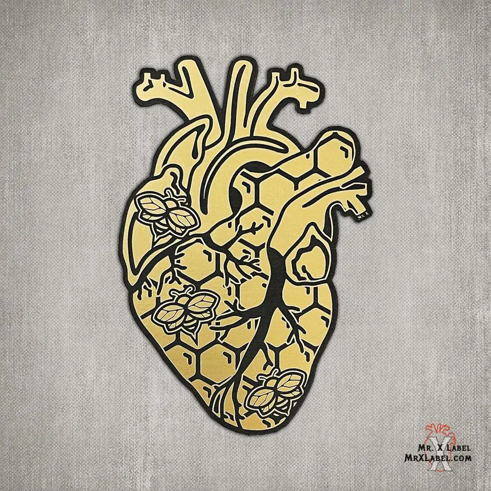 Beehive Heart Mini Patch 1