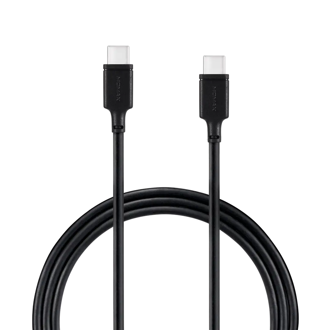Zero Usb-C To Usb-C Cable Supports Pd 60W Fast Charging (1M) Black 1