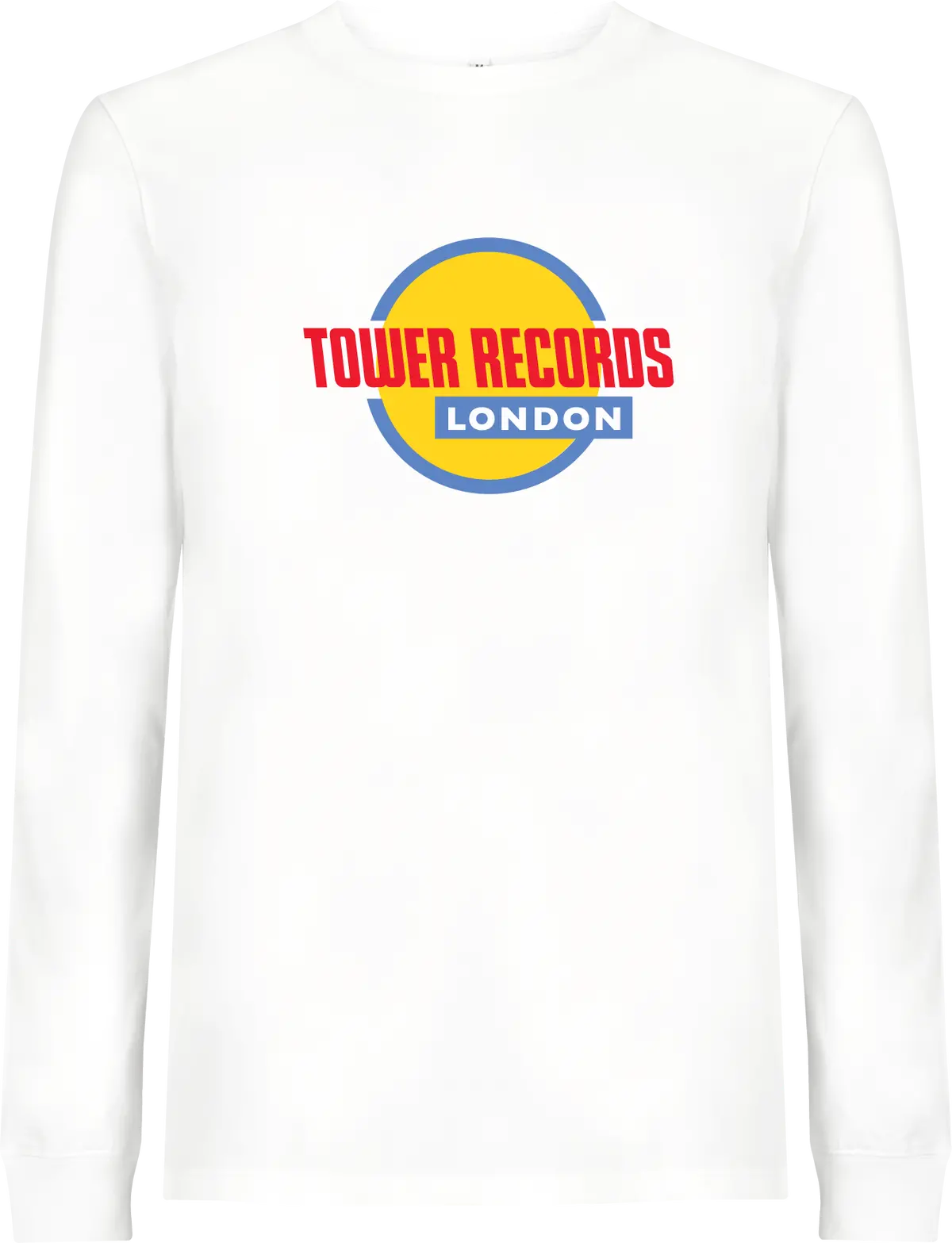 Tower Records London White Long Sleeve Shirt 1