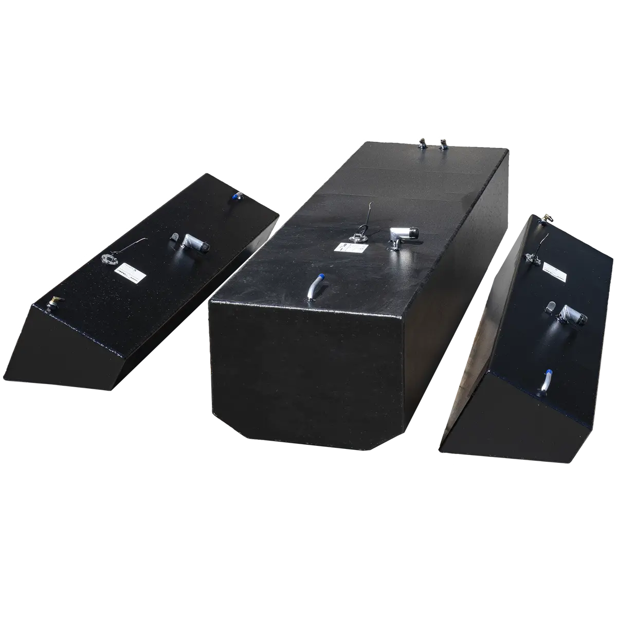 Contender 25 Open Extended Capacity 3 Fuel Tank Combo Kit -1 Belly (180 Gal.) & 2 Extended (48 Gal.) Saddle Tanks | Oem Replacement 1