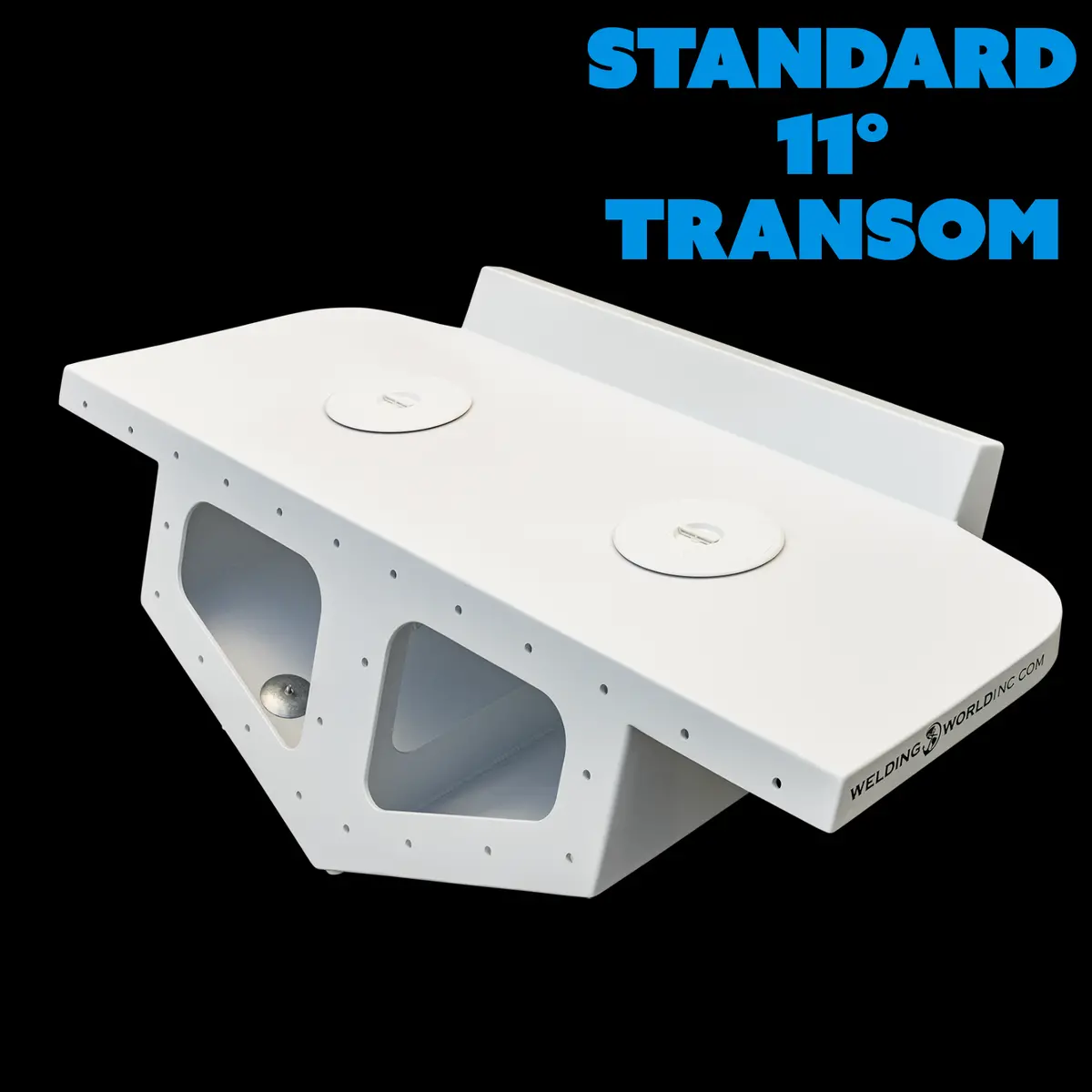 Standard High Flotation Twin Outboard Engine Bracket 11° Transom 1