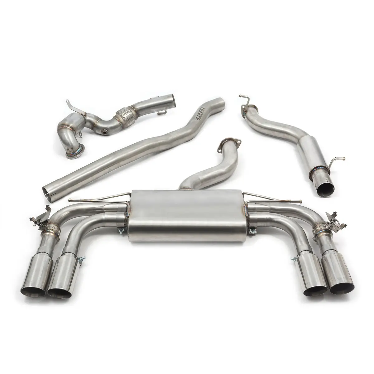 Audi S3 (8V) 3 Door (Valved) (13-18) Turbo Back Performance Exhaust 1