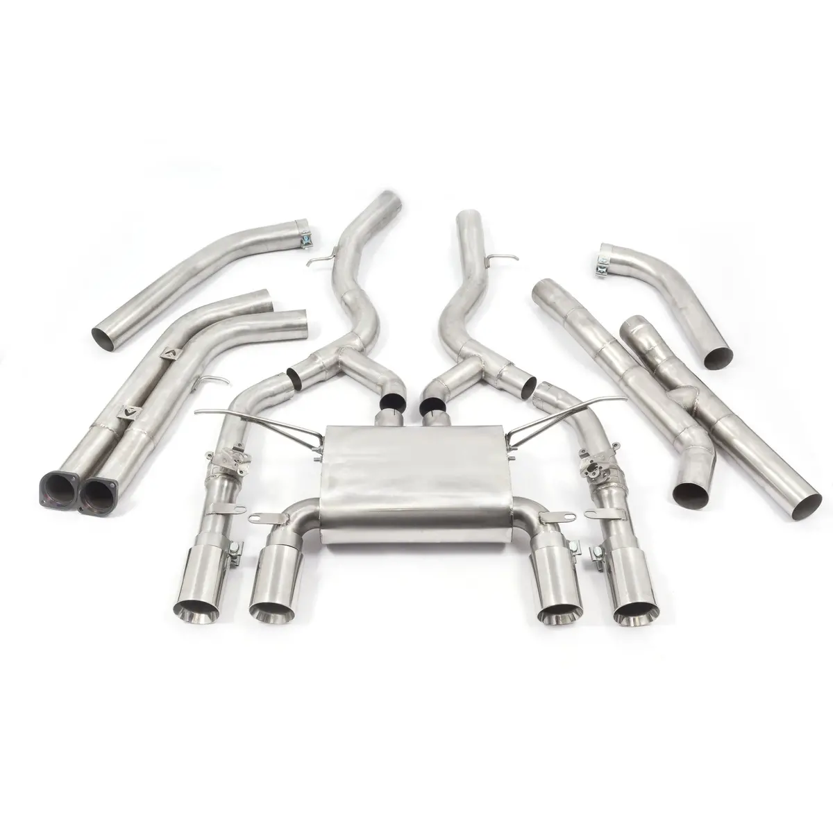 Bmw M4 (F82) Coupe 3" Valved Primary Cat Back Performance Exhaust 1
