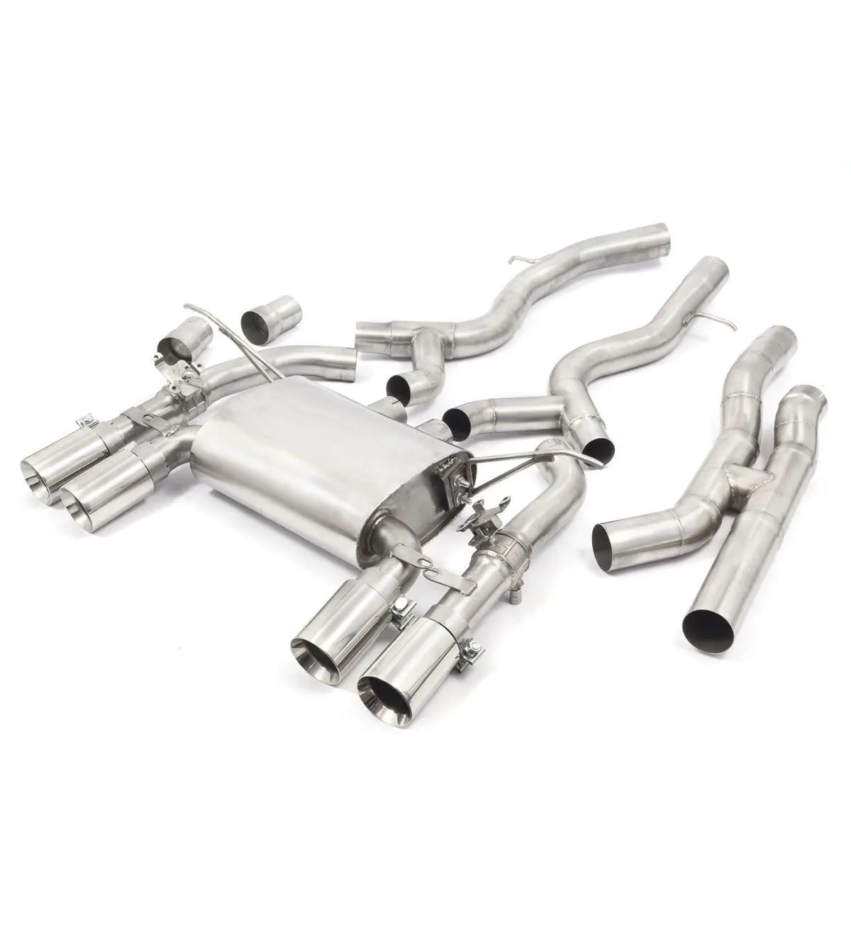 Bmw M4 (F82) Coupe 3" Valved Secondary Cat Back Performance Exhaust 1