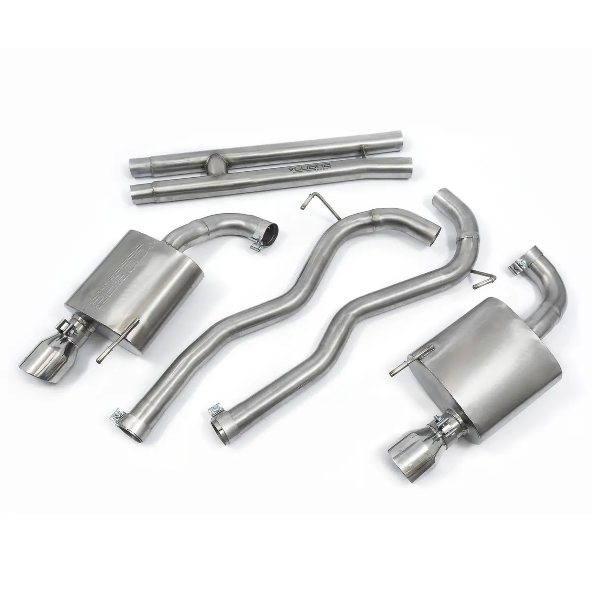 Ford Mustang 5.0 V8 Gt Fastback (2015-18) 2.5" Cat Back Performance Exhaust 1