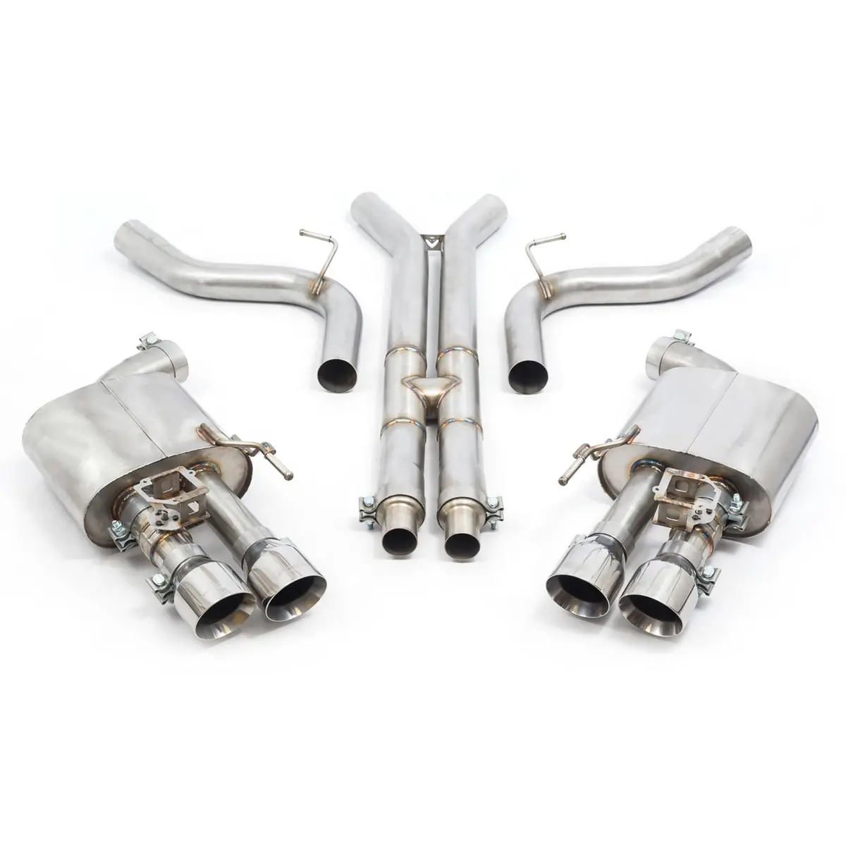 Ford Mustang 5.0 V8 Gt (2018>) Facelift 3" Valved Cat Back Performance Exhaust 1