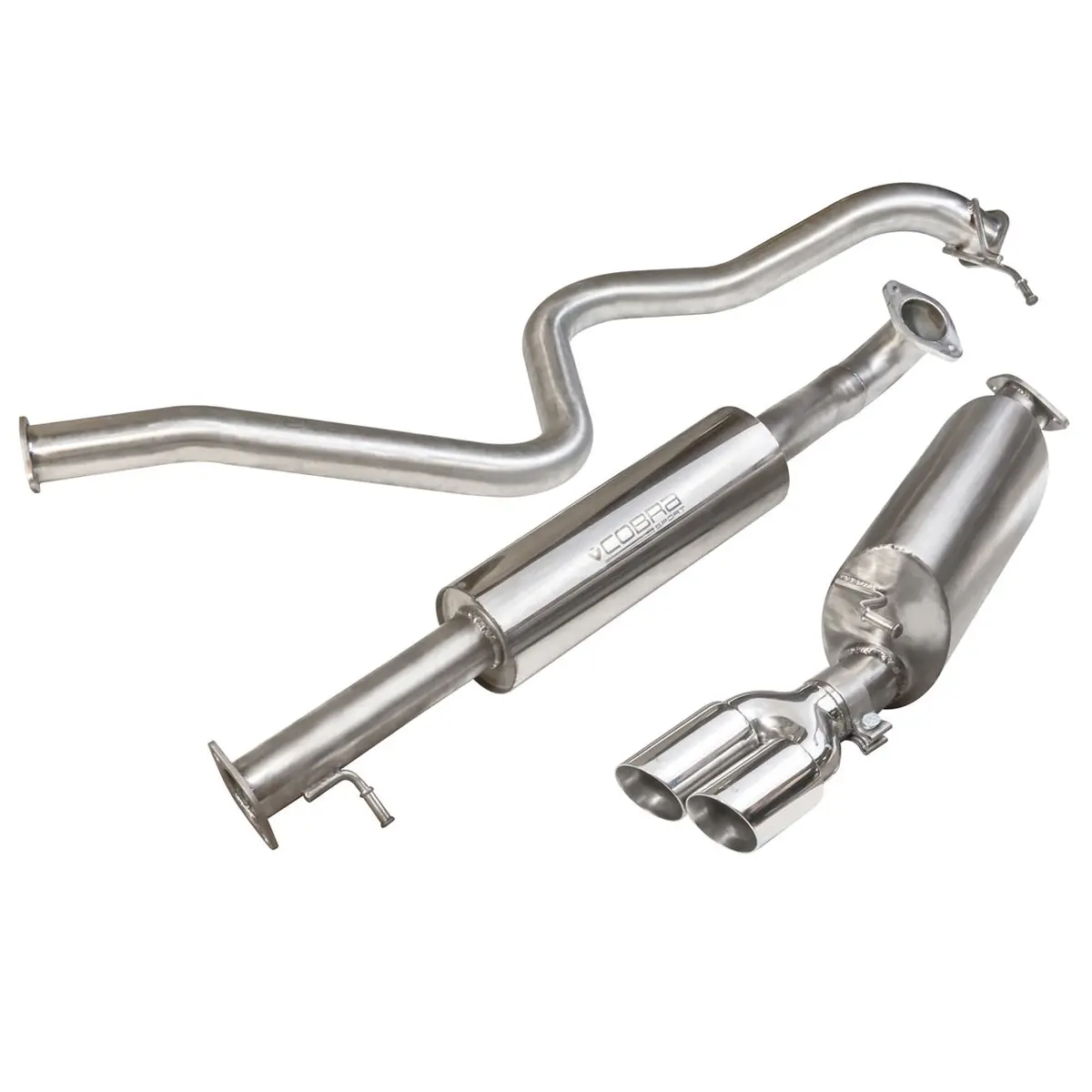Ford Fiesta (Mk7) 1L Ecoboost (Zetec S) Catback Performance Exhaust 1