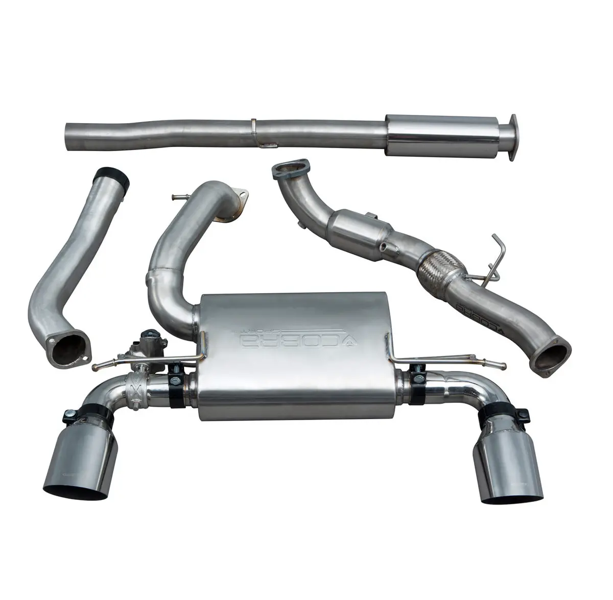 Ford Focus Rs (Mk3) Turbo Back Performance Exhaust 1