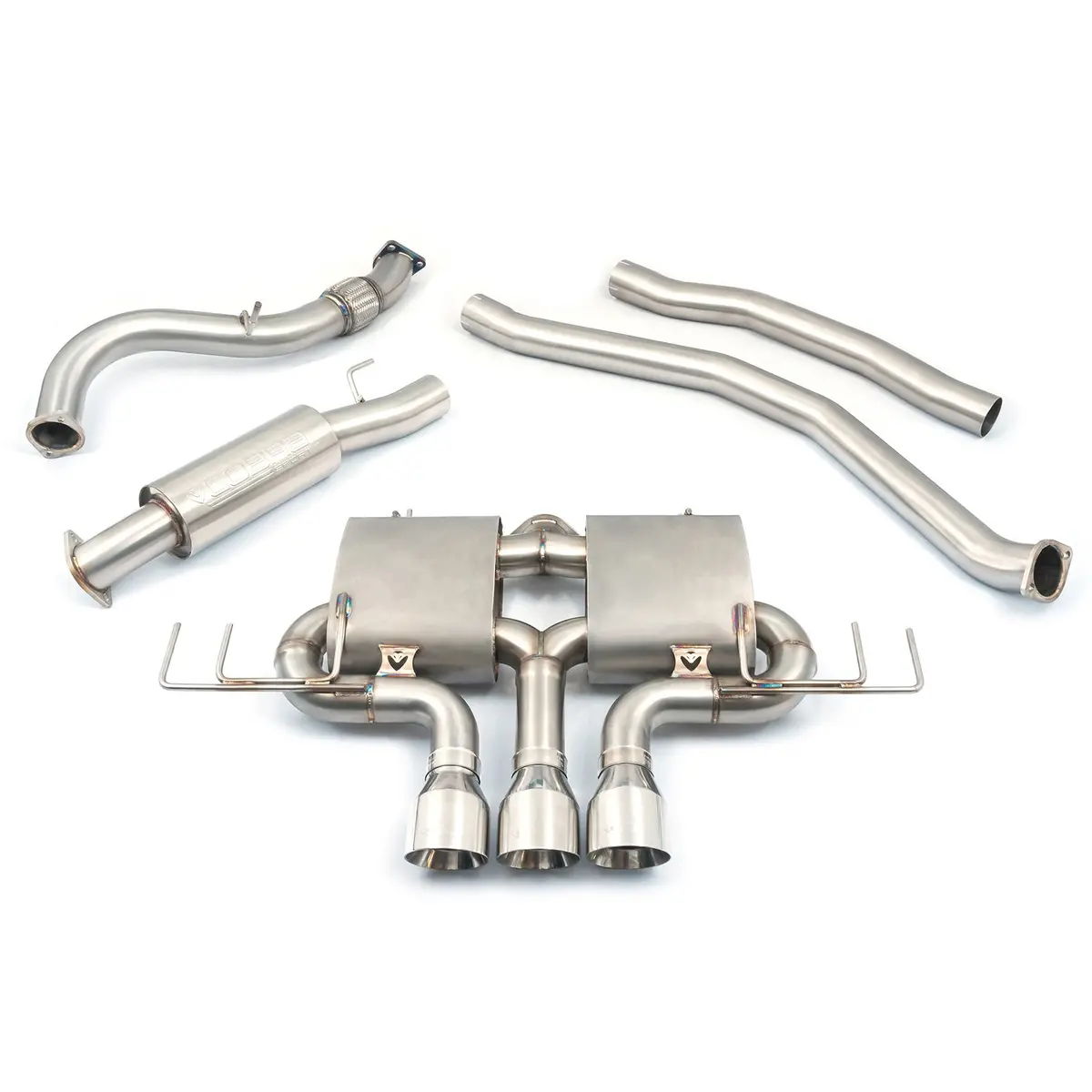 Honda Civic Type R (Fk8) Rhd Pre-Gpf Models Cat Back Performance Exhaust 1