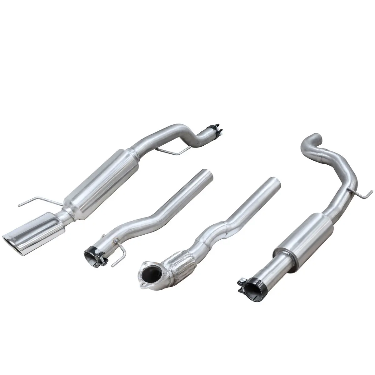 Vauxhall Corsa E 1.0 Turbo (15-19) Cat Back Performance Exhaust 1