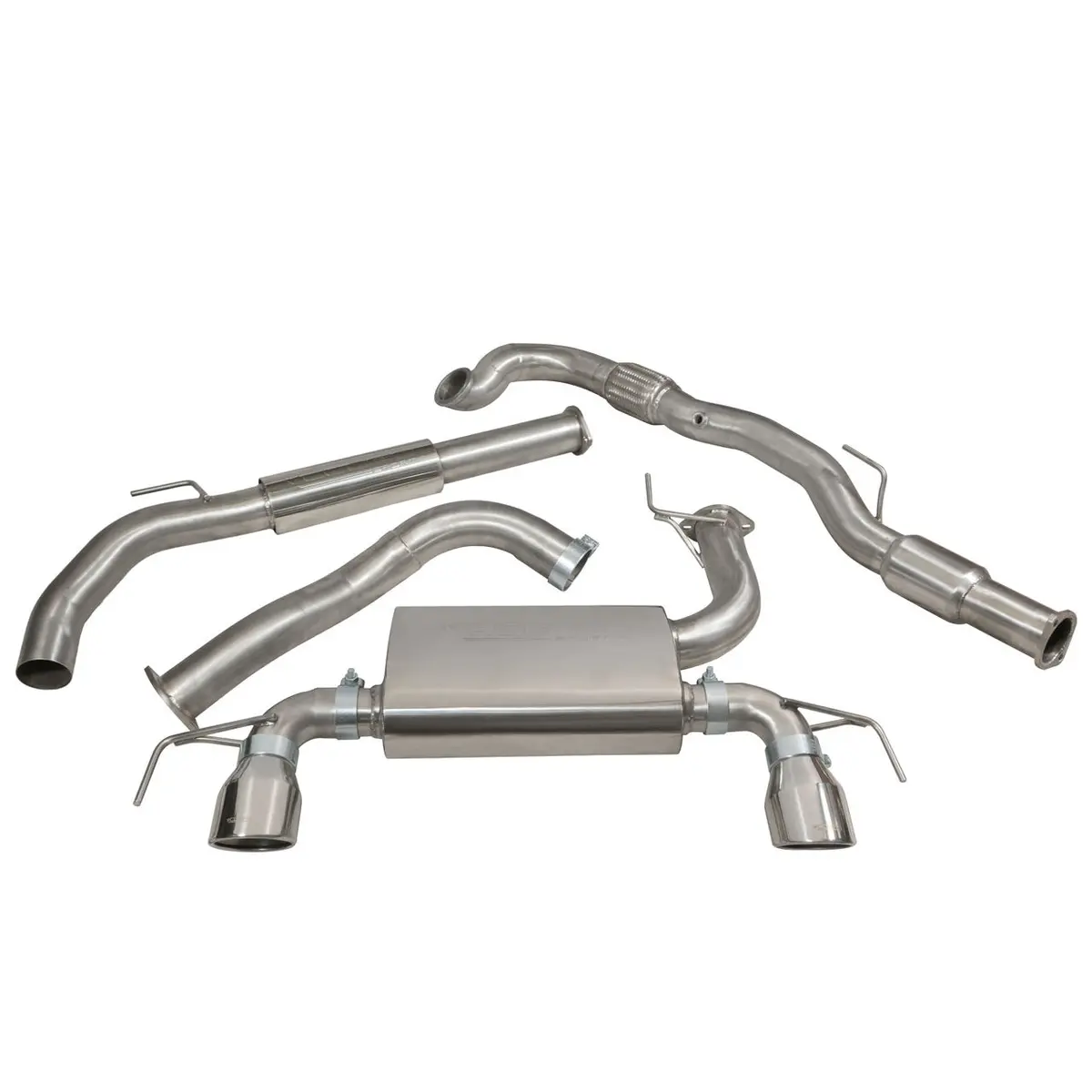 Vauxhall Corsa E Vxr (15-18) Turbo Back Performance Exhaust 1