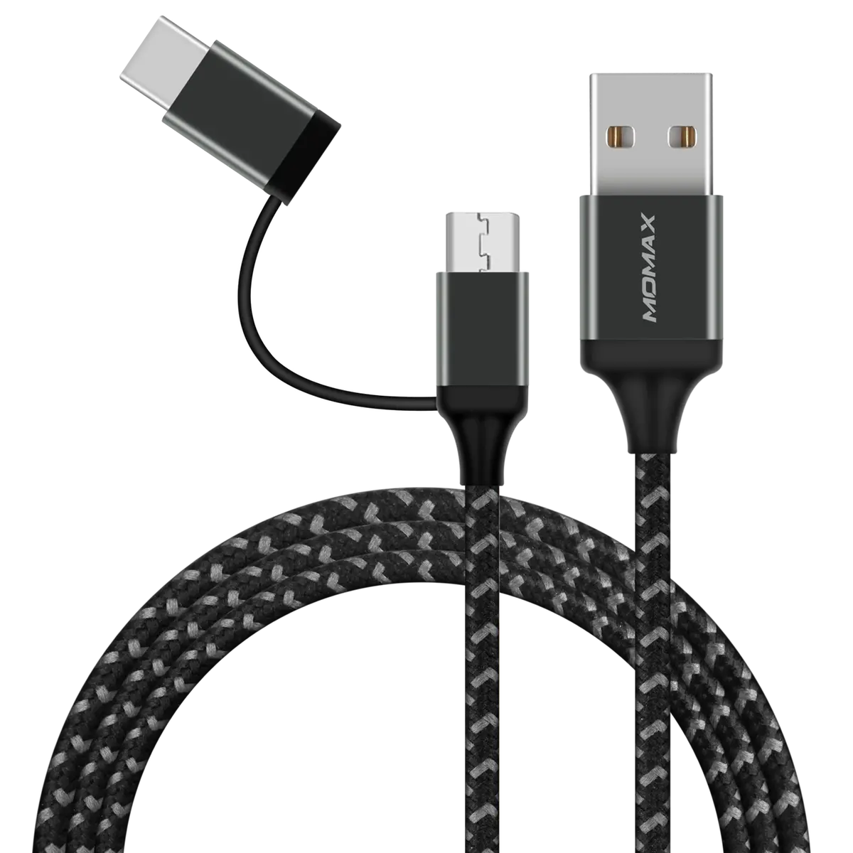 Zero 2-In-1 Usb-C & Micro Usb Cable Android (1M) Dtc11 1