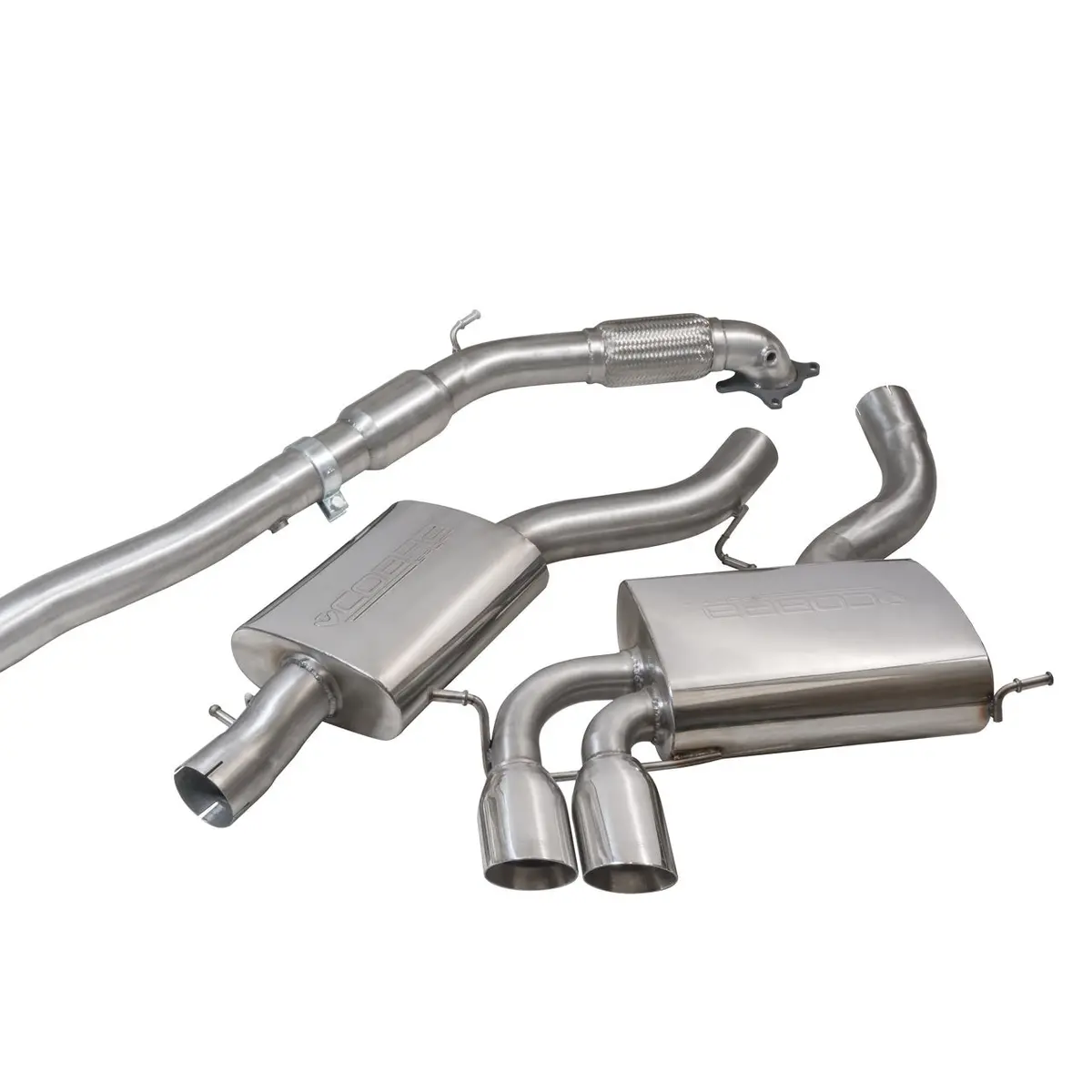Audi A3 (8P) 2.0 Tfsi Quattro (3 Door) Turbo Back Performance Exhaust 1