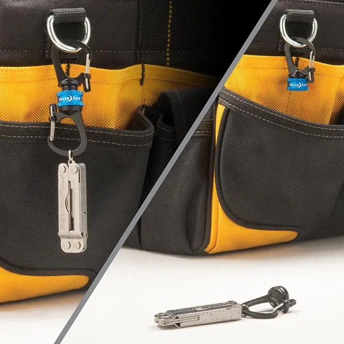 Slidelock® 360º Magnetic Locking Dual Carabiner 3